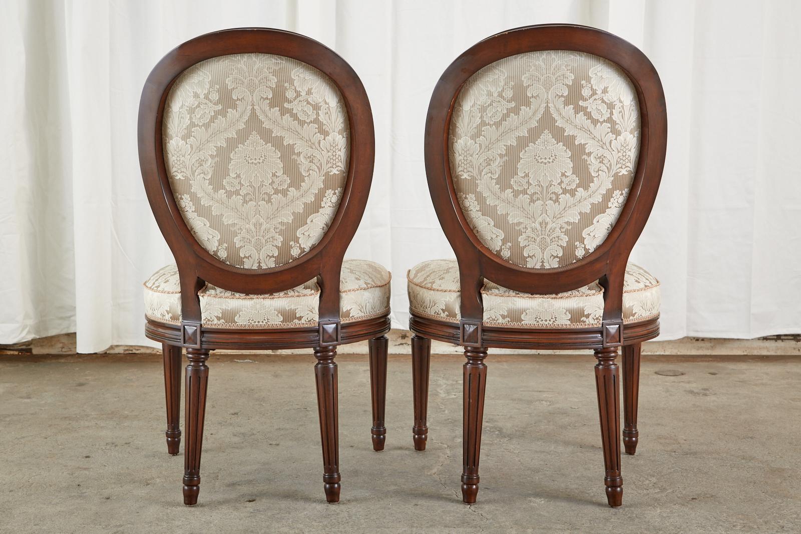 Set of Twelve Nancy Corzine Louis XVI Style Dining Chairs 9