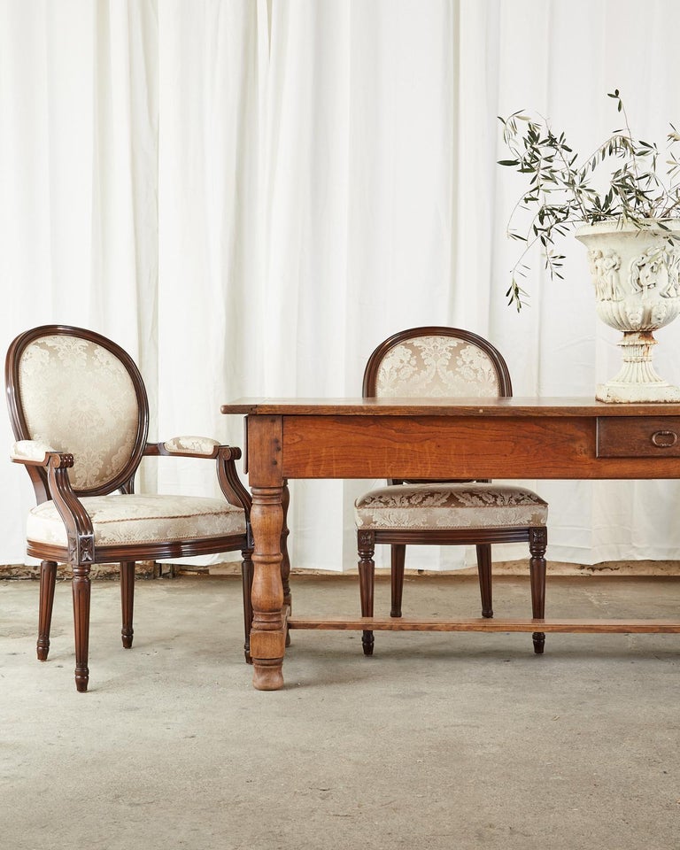 1006A & 1006S Louis XVI Arm & Side Chairs – Nancy Corzine Factory