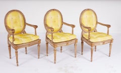 Set of Twelve Painted Italian Armchairs, circa 1760