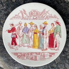 Set of Twelve Paris Exhibition Plates