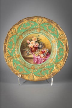 Set of Twelve Royal Worcester Plates, circa 1900