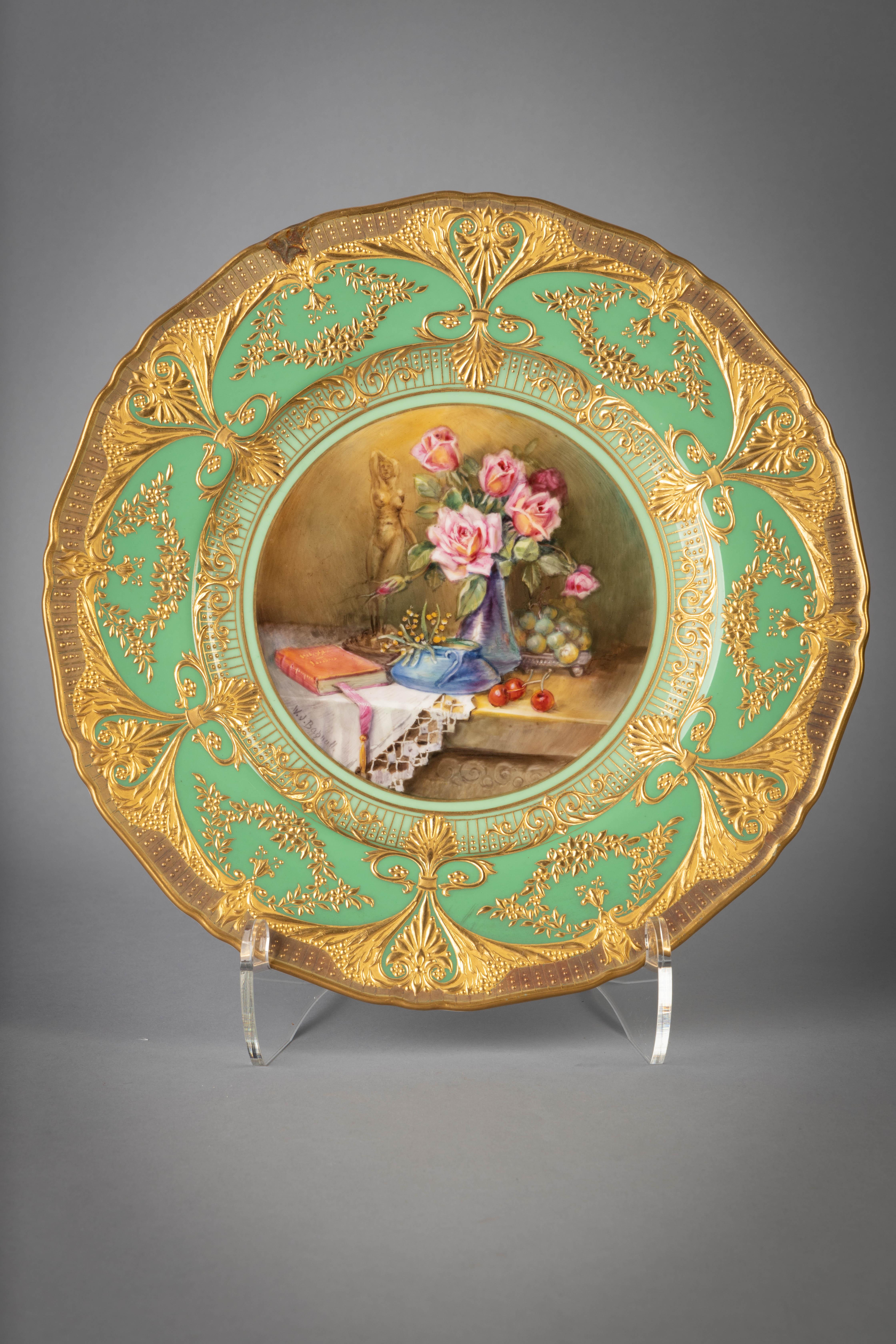 Lot de douze assiettes Royal Worcester:: vers 1900 Bon état - En vente à New York, NY