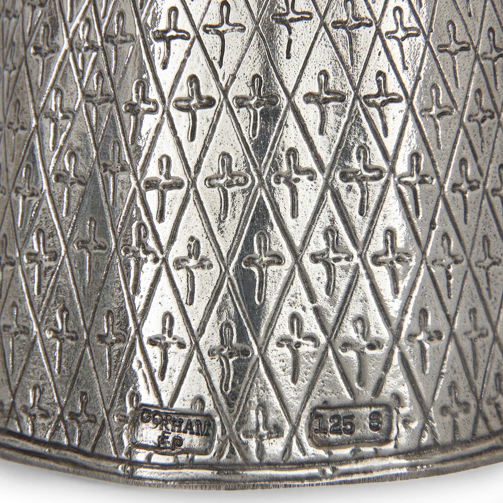 Set of twelve silver-plated bronze Queen hand bells by Gorham For Sale 2