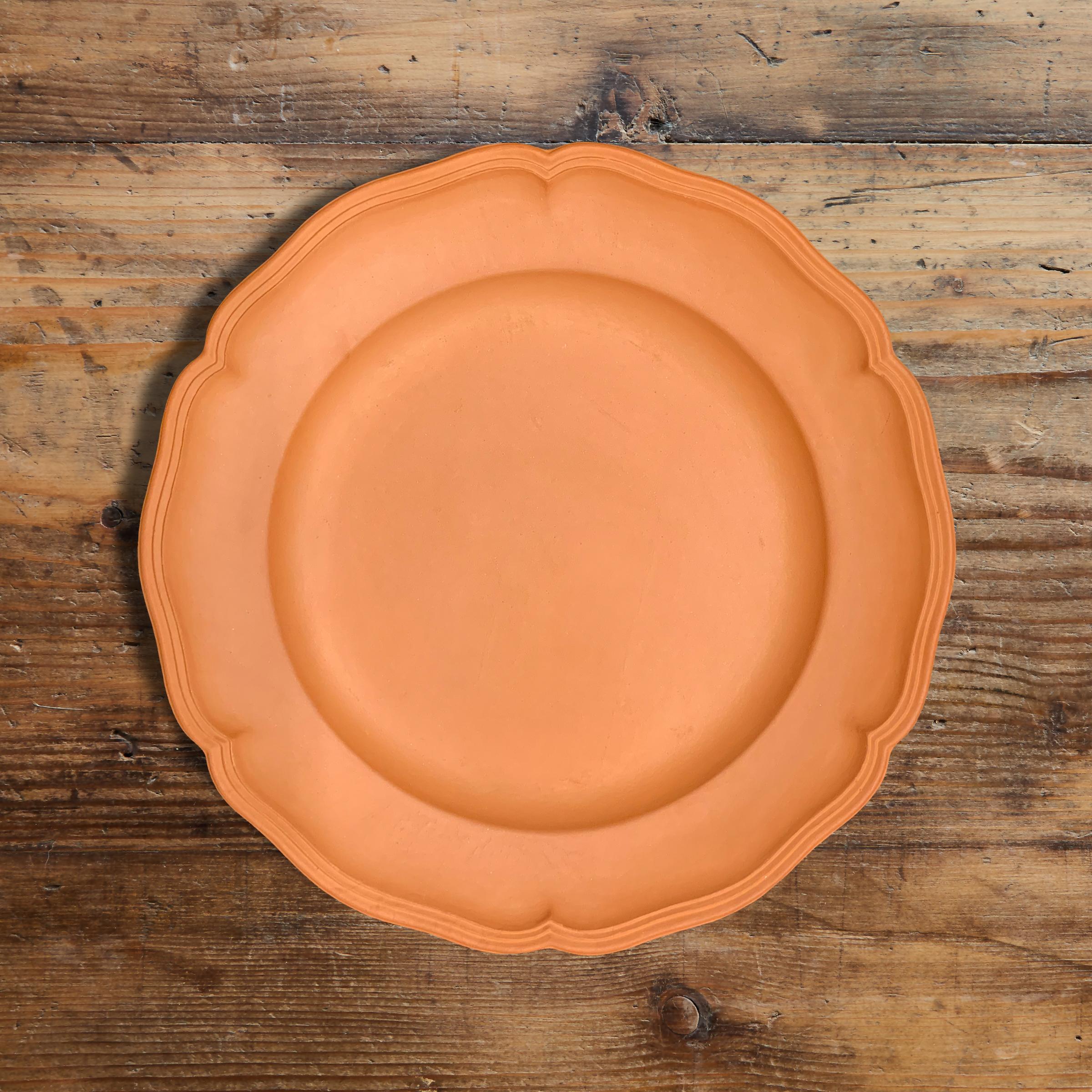 terracotta charger plates