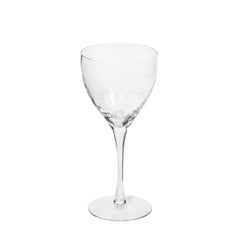 Set of Twelve Textured Translucent Crystal Wine/ Water Glasses by Tiffany & Co.