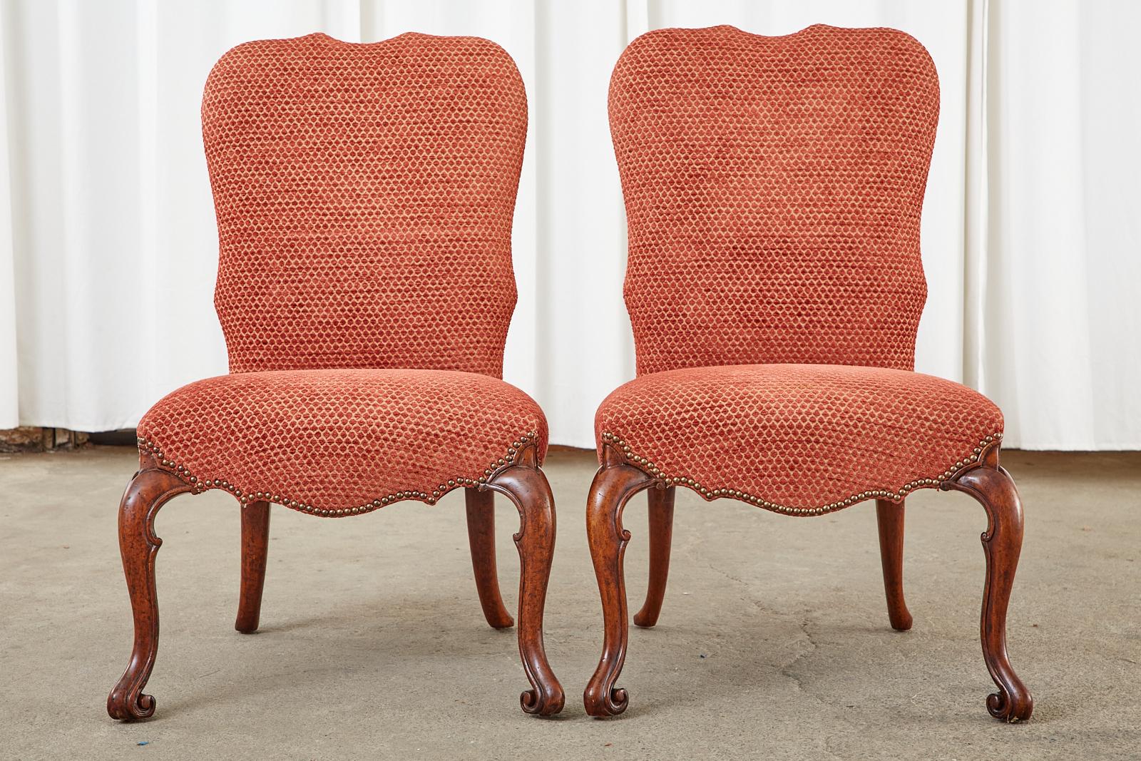 Set of Twelve Therien Studio Baroque Style Dining Chairs 2