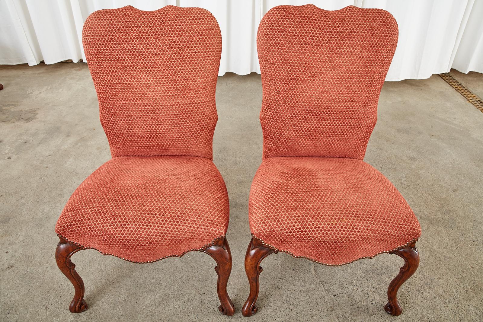 Set of Twelve Therien Studio Baroque Style Dining Chairs 4