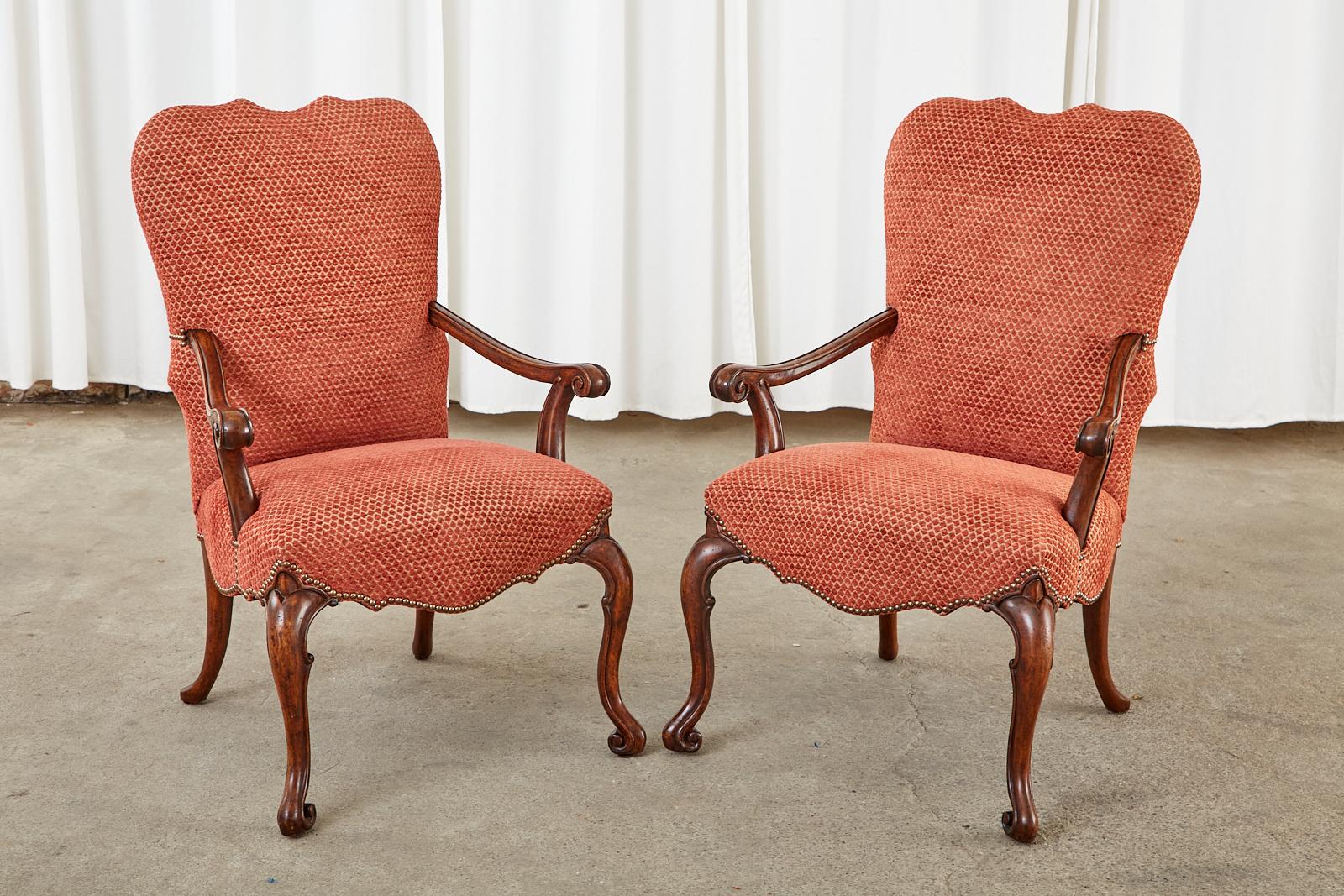 American Set of Twelve Therien Studio Baroque Style Dining Chairs