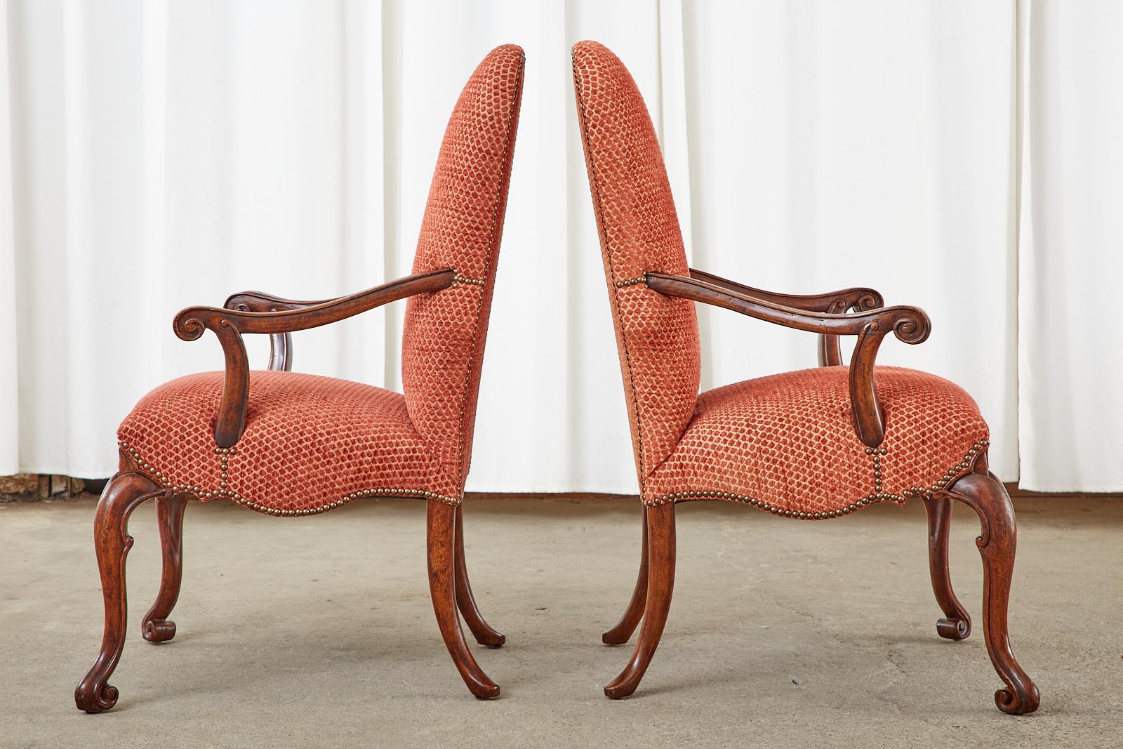 Contemporary Set of Twelve Therien Studio Baroque Style Dining Chairs
