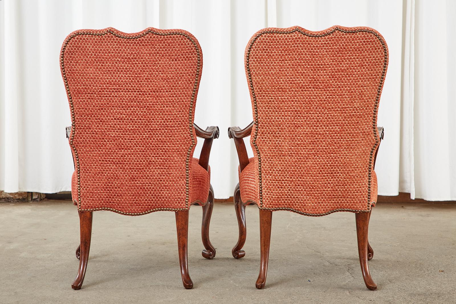 Set of Twelve Therien Studio Baroque Style Dining Chairs 1