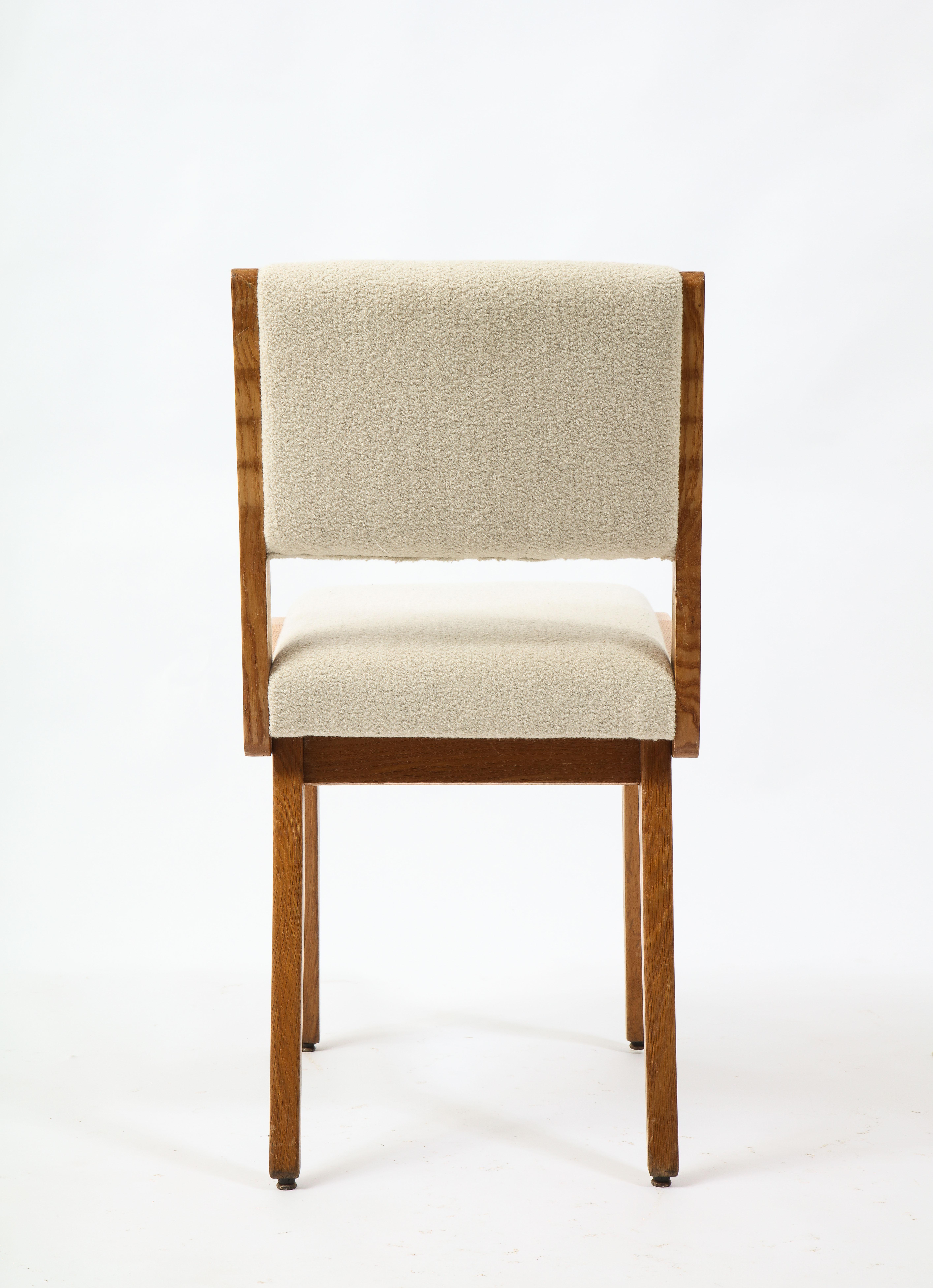 Ensemble de 12 chaises de salle à manger en chêne rembourrées Jens Risom, États-Unis, années 1960 en vente 1