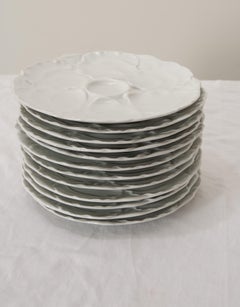 Set of Twelve Vintage Hutschenreuther Oyster Plates