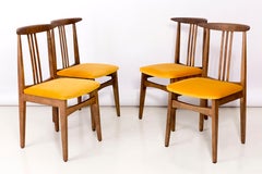 Set of Twelve Yellow Chairs, by Zielinski, Europe, 1960s