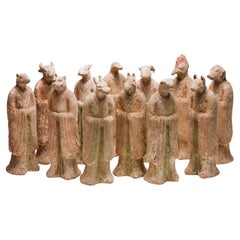 Conjunto de doce figuras de animales del zodiaco, Tang Dynasty