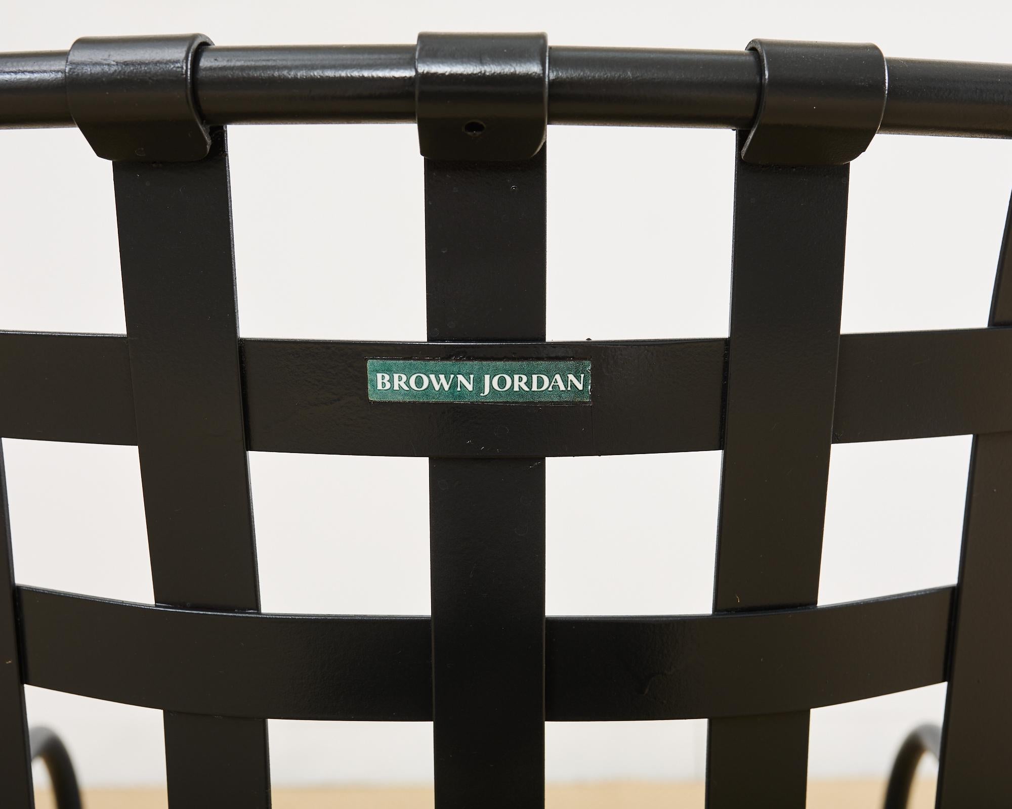 Conjunto de veintiuna piezas Richard Frinier para Brown Jordan Suite florentina en venta 10