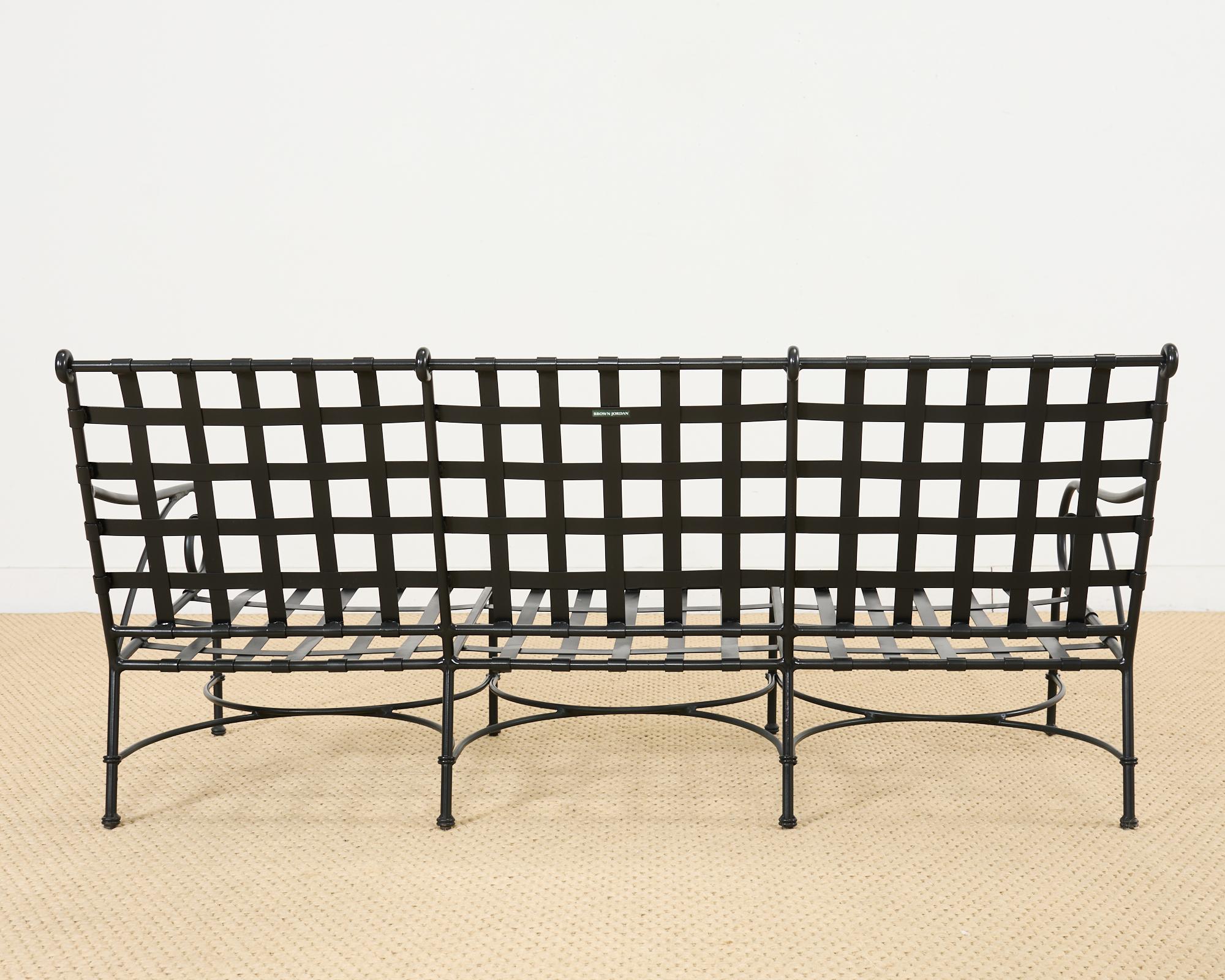 Conjunto de veintiuna piezas Richard Frinier para Brown Jordan Suite florentina en Bueno estado para la venta en Rio Vista, CA