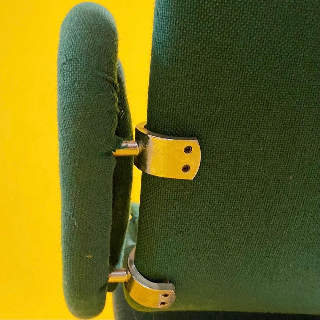 Tissu Ensemble de deux chaises à accoudoirs 1-2-3 Deluxe de Verner Panton pour Fritz Hansen, années 1970 en vente