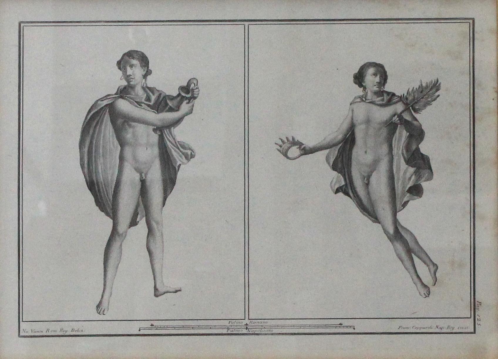 Neoclassical Set of Two 18th Century Classical Engravings For Sale