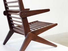 Set of two 1950's Brazilian lounge chairs attributed to Lina Bo Bardi