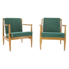 Set of Two 1960s Czechoslovakian Armchairs by Ton