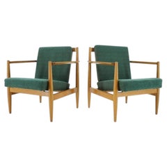 Set of Two 1960s Czechoslovakian Armchairs by Ton