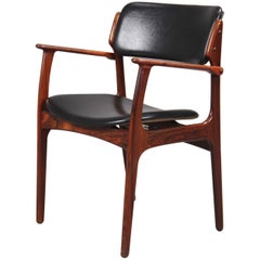 Set of Two 1960s Erik Buch Armchairs in Rosewood
