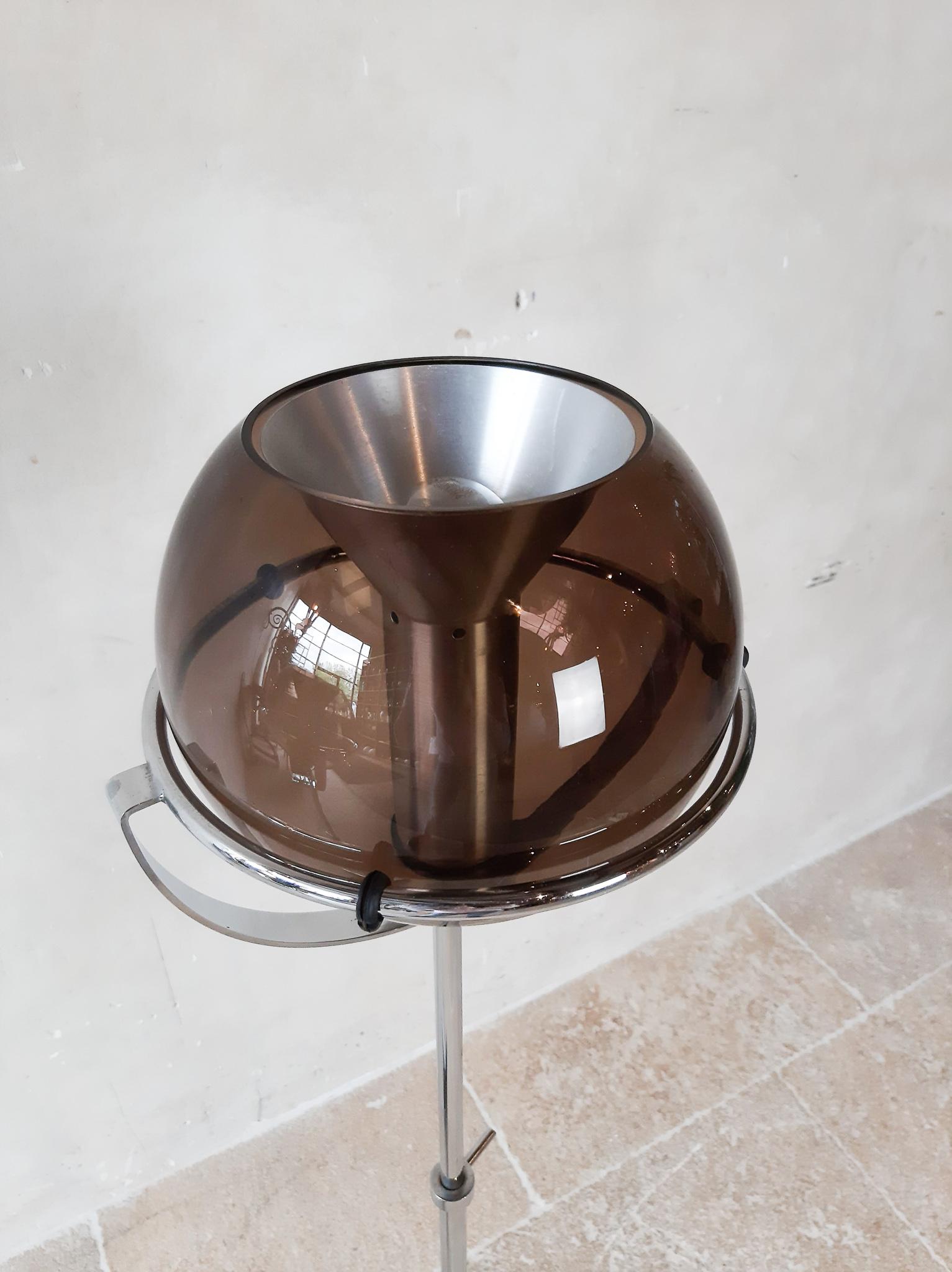 Set of Two 1960s Globe Floor Lamps by Frank Ligtelijn for RAAK Amsterdam 3