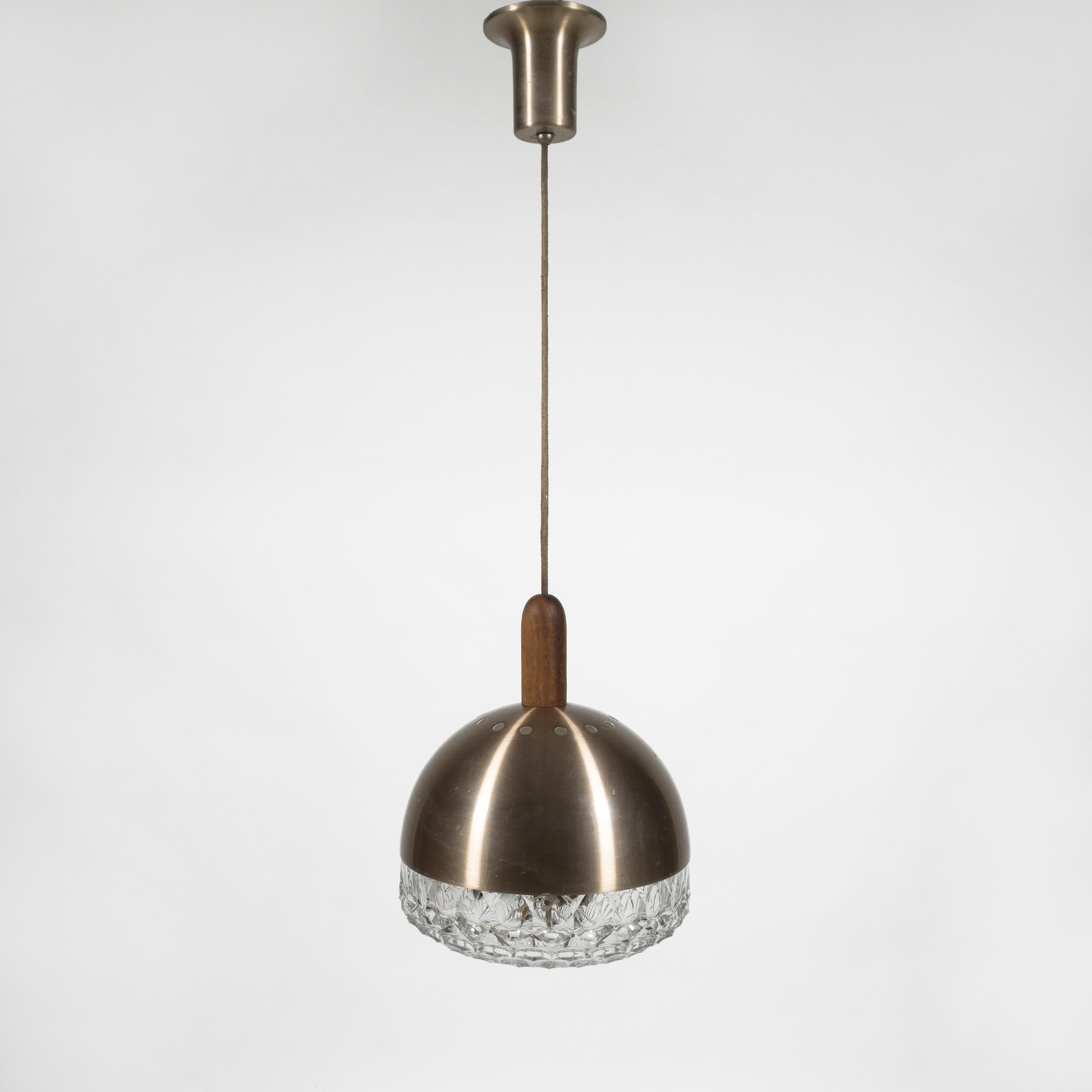 Satz von zwei 1960er Jahre Mid-Century Italienisch Glas Pendelleuchte Lampen. Stilux, Italien im Angebot 4