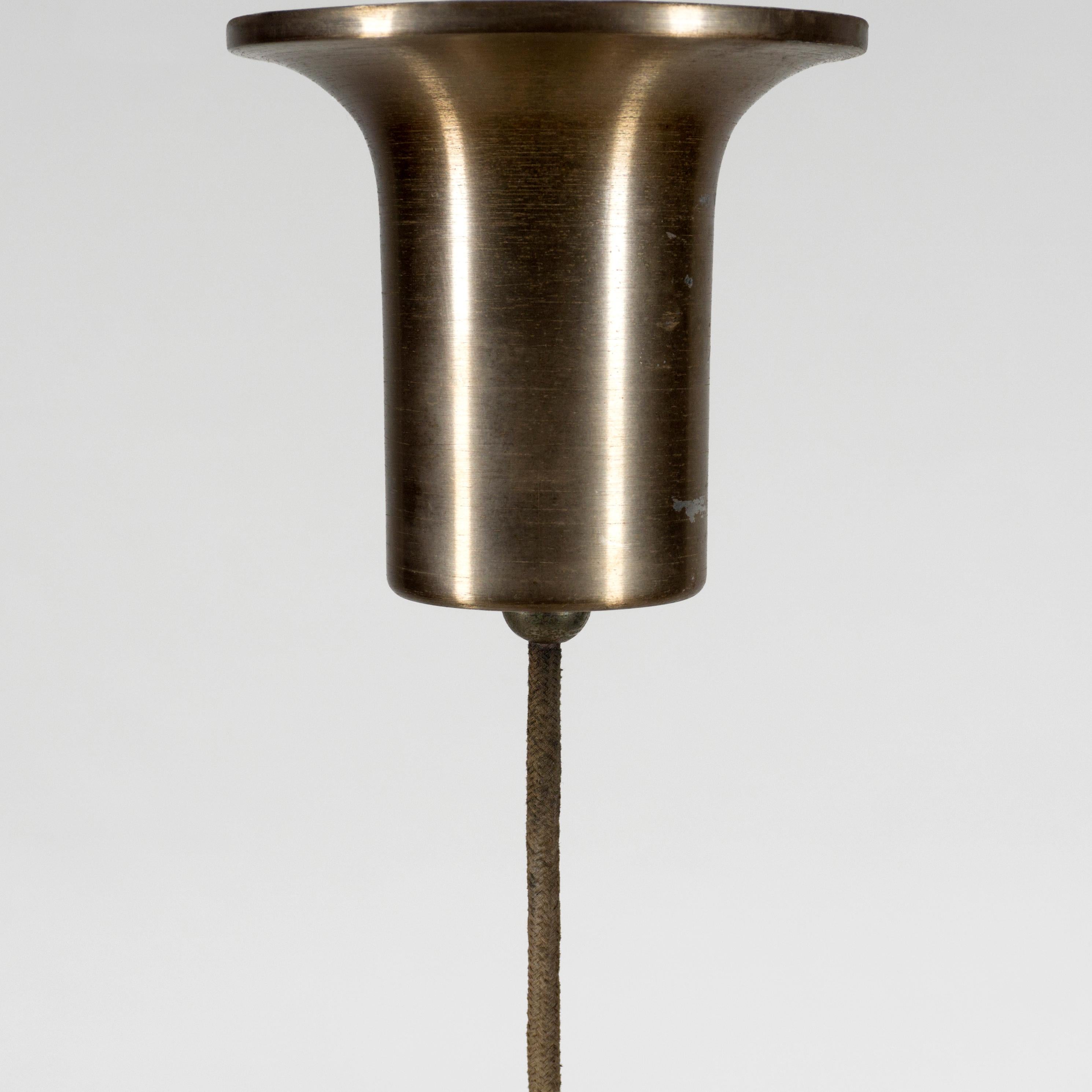 Satz von zwei 1960er Jahre Mid-Century Italienisch Glas Pendelleuchte Lampen. Stilux, Italien im Angebot 5