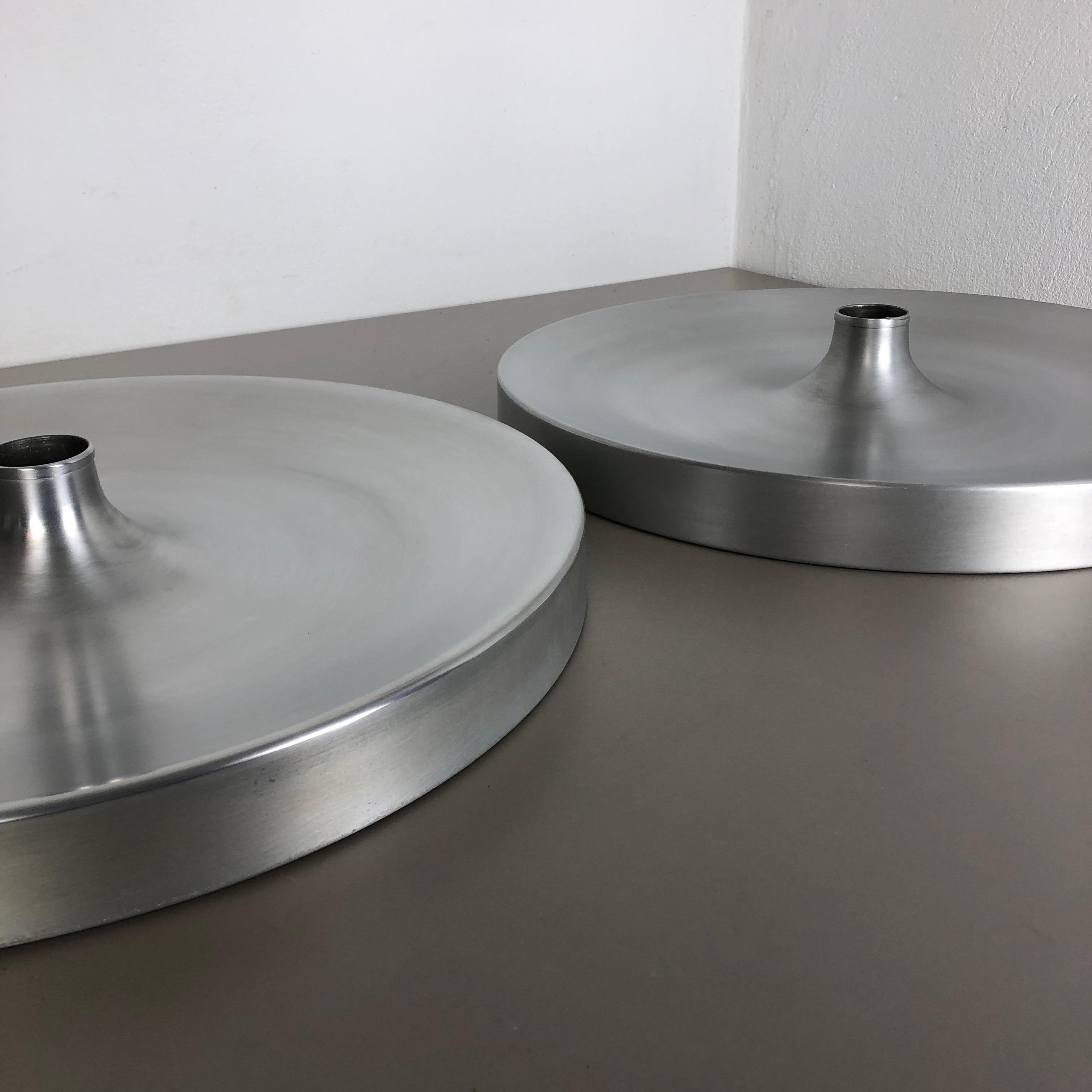 Set of Two 1970s Charlotte Perriand Style Disc Wall Light by Staff, Germany 10