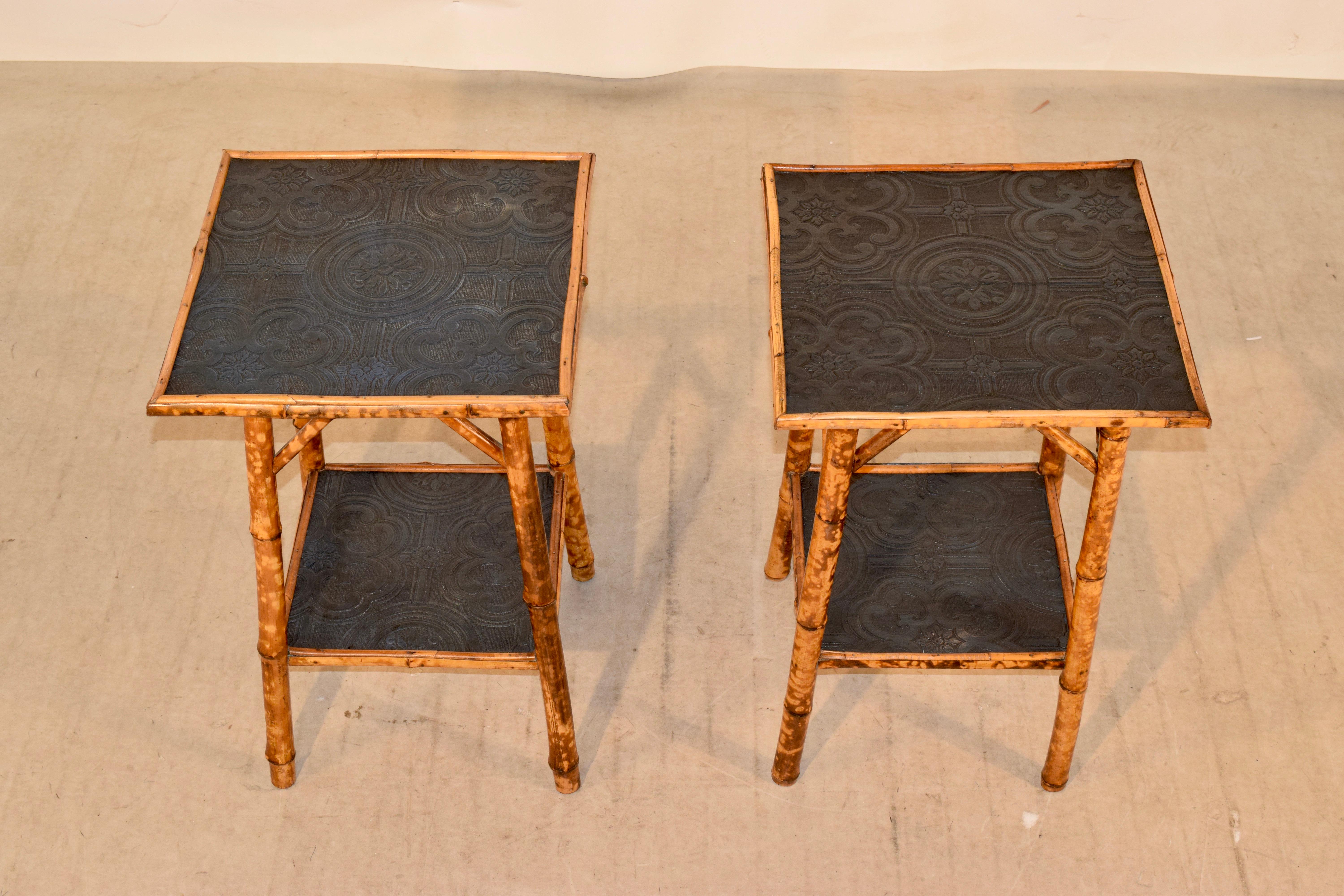 Set of Two 19th Century Bamboo Side Tables 2