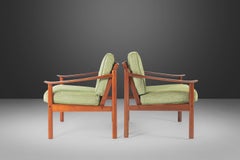 Set of Two '2' Lounge Chairs by Peter Hvidt for Soborg Møbler, Denmark, c. 1960s