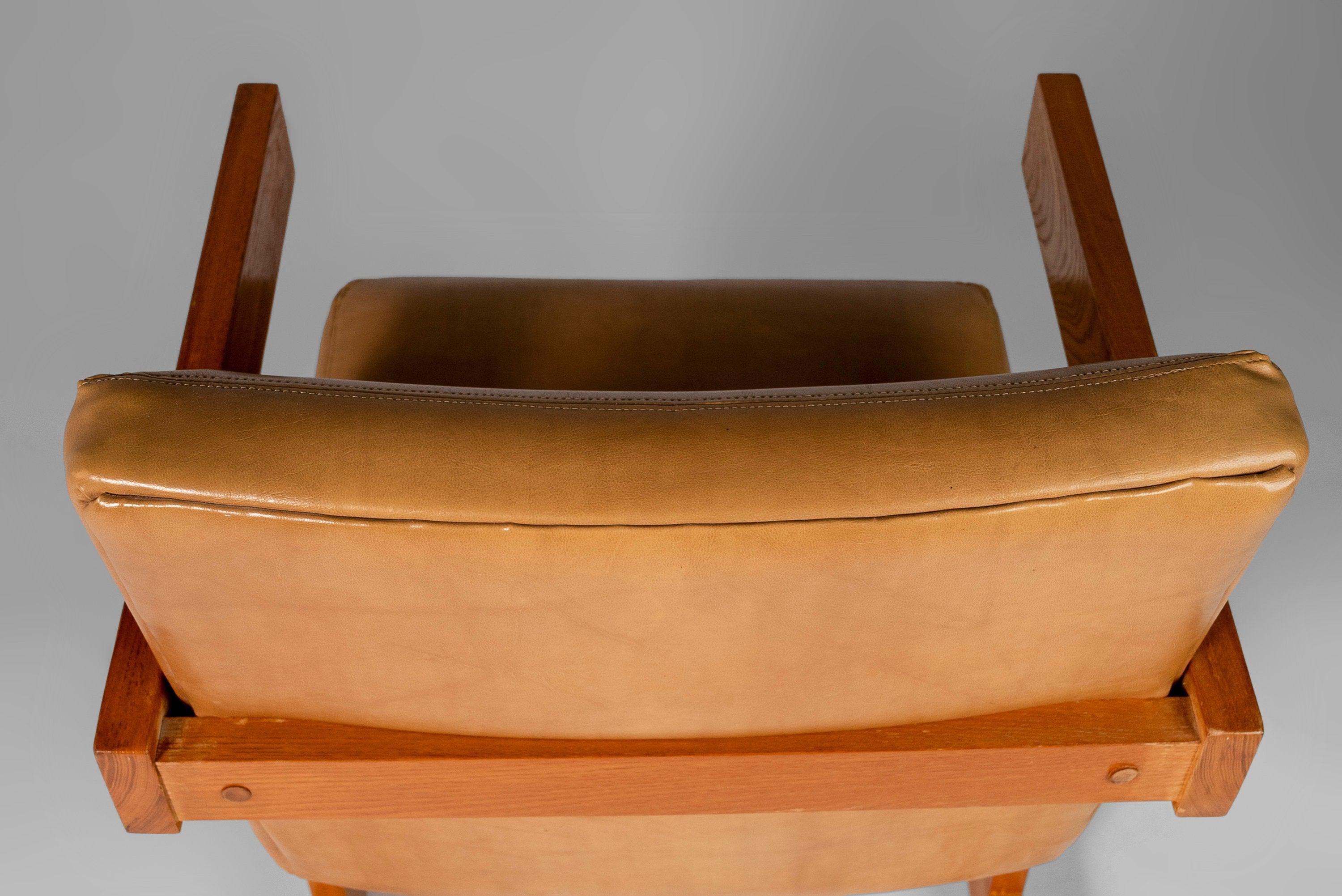 Ensemble de deux (2) chaises de salle à manger en chêne d'après Jens Risom, USA, c. 1960s Bon état - En vente à Deland, FL