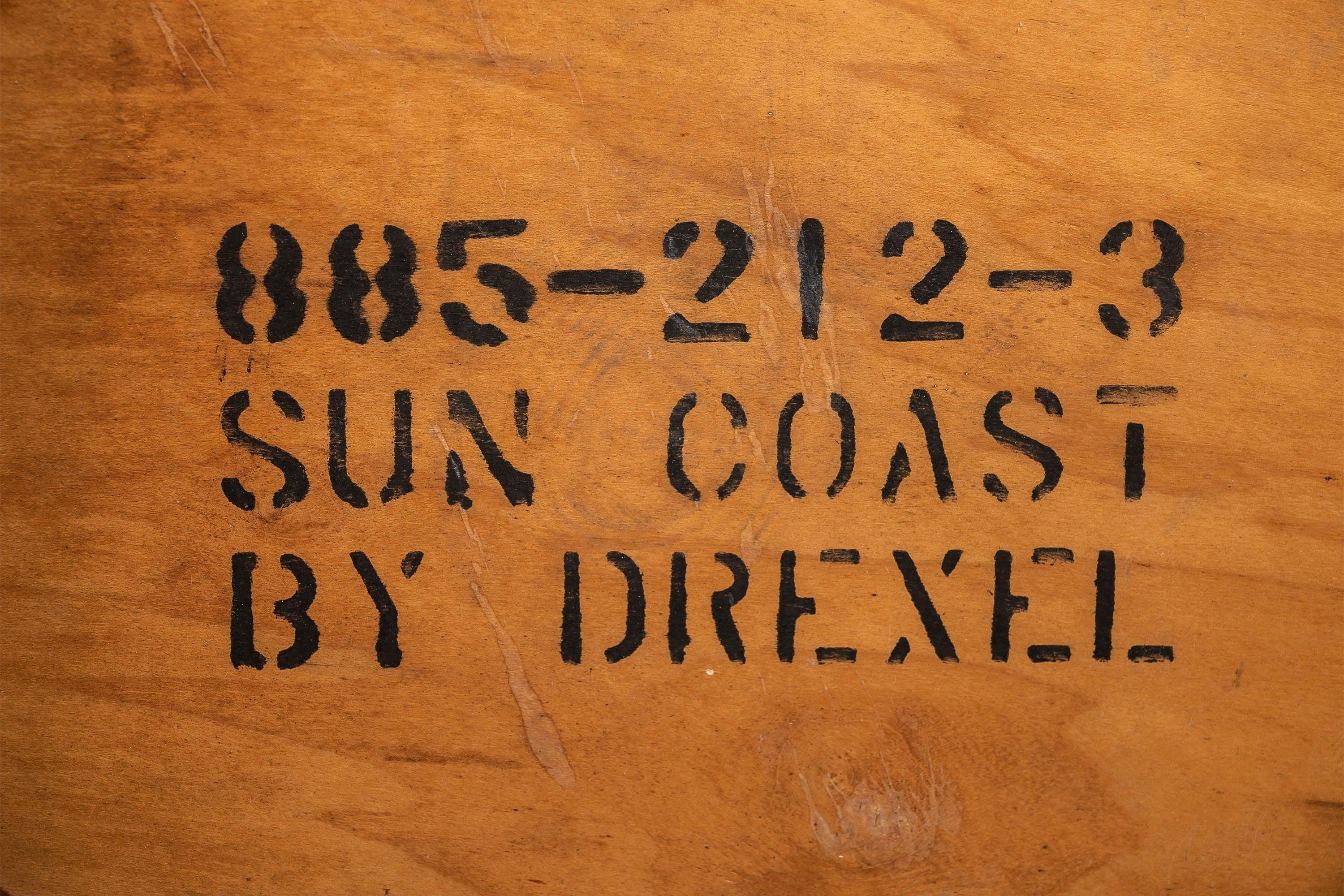 Set of Two '2' Drexel Sun Coast End Tables by Kipp Stewart & Stewart McDougall For Sale 3