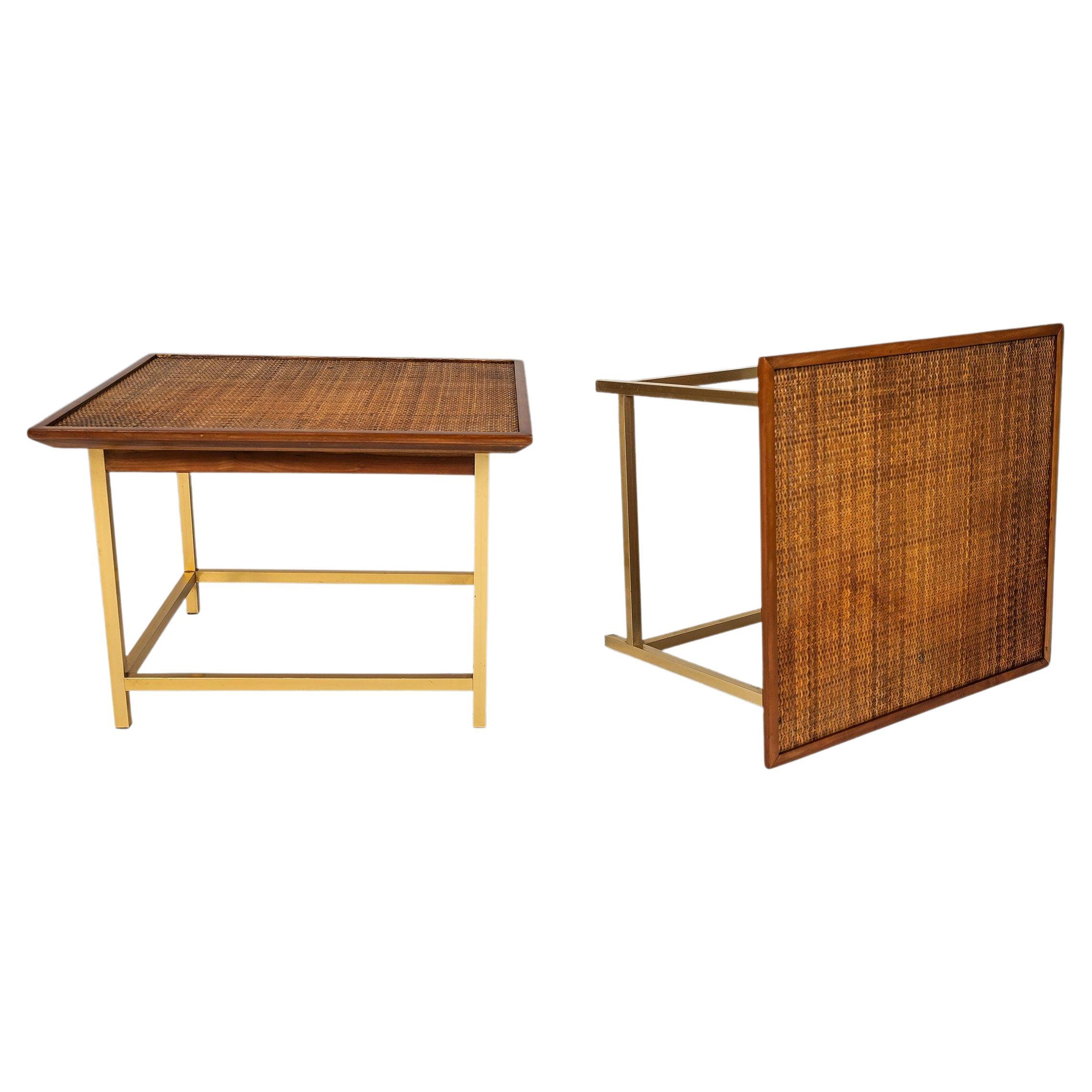 Set of Two '2' Drexel Sun Coast End Tables by Kipp Stewart & Stewart McDougall