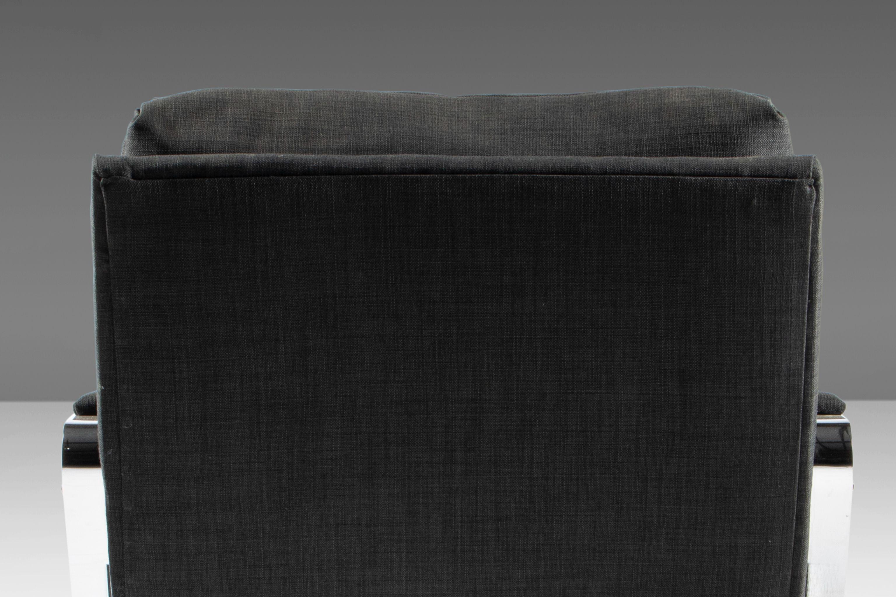 Ensemble de deux (2) chaises longues Flair de Bernhardt en chrome, États-Unis, vers 1970 en vente 5