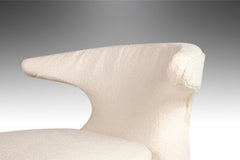 Set of Two '2' Horn Chairs by Karpen of California in New Bouclé, USA, c. 1960's