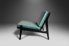 Set of Two '2' Rare Lounge Chairs by Ib Kofod Larsen for Selig, Denmark, C. 1950