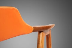 Set of Two '2' Rare Model 42 Arm Chairs by Erik Kirkegaard for Høng Stolefabrik