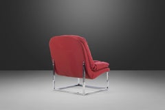 Set of Two '2' Scoop Lounge Chairs Attributed to Milo Baughman, USA, c. 1970's