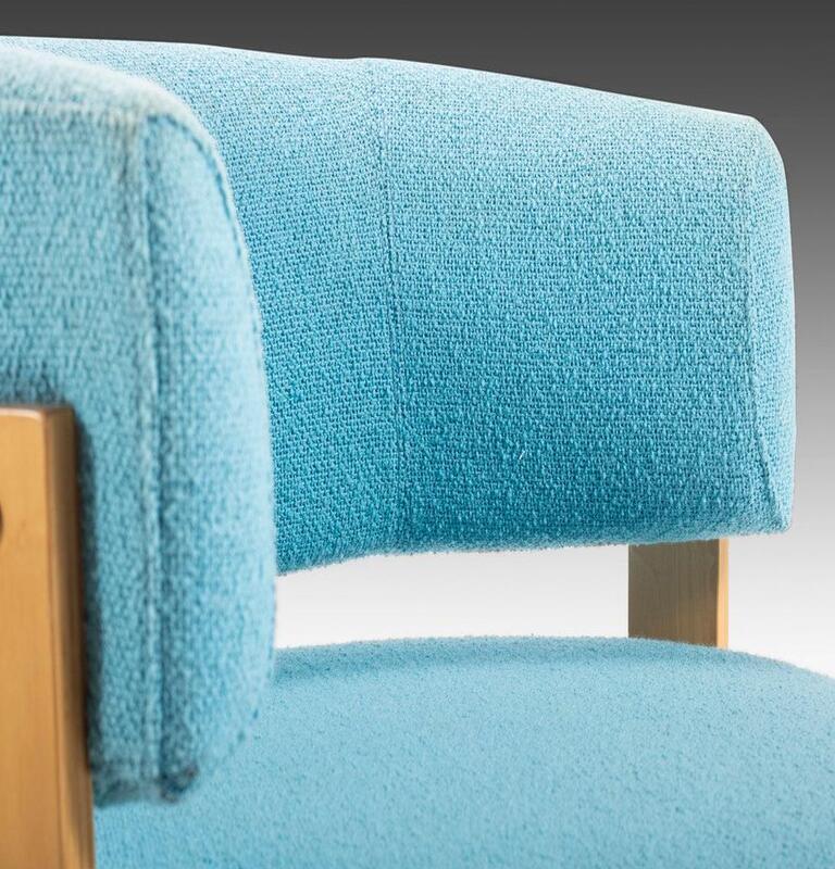 Set of Two '2' Swedish Modern Ikea Swivel Chairs in Birch and Original