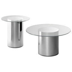 Set of Two 2001 Side Tables by Ramon Úbeda and Otto Canalda