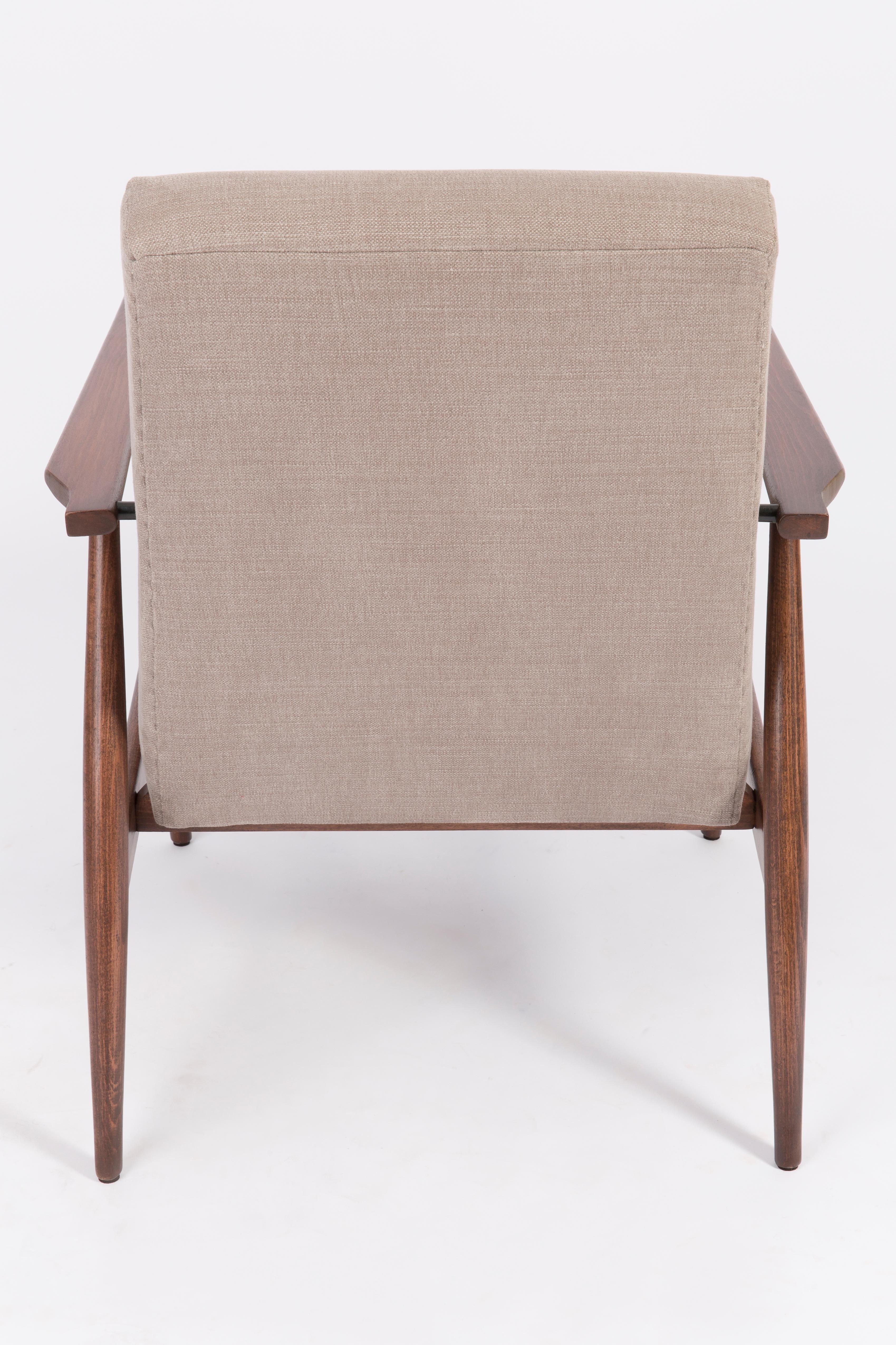 Set of Two 20th Century Beige Dante Armchairs, H. Lis, 1960s For Sale 3