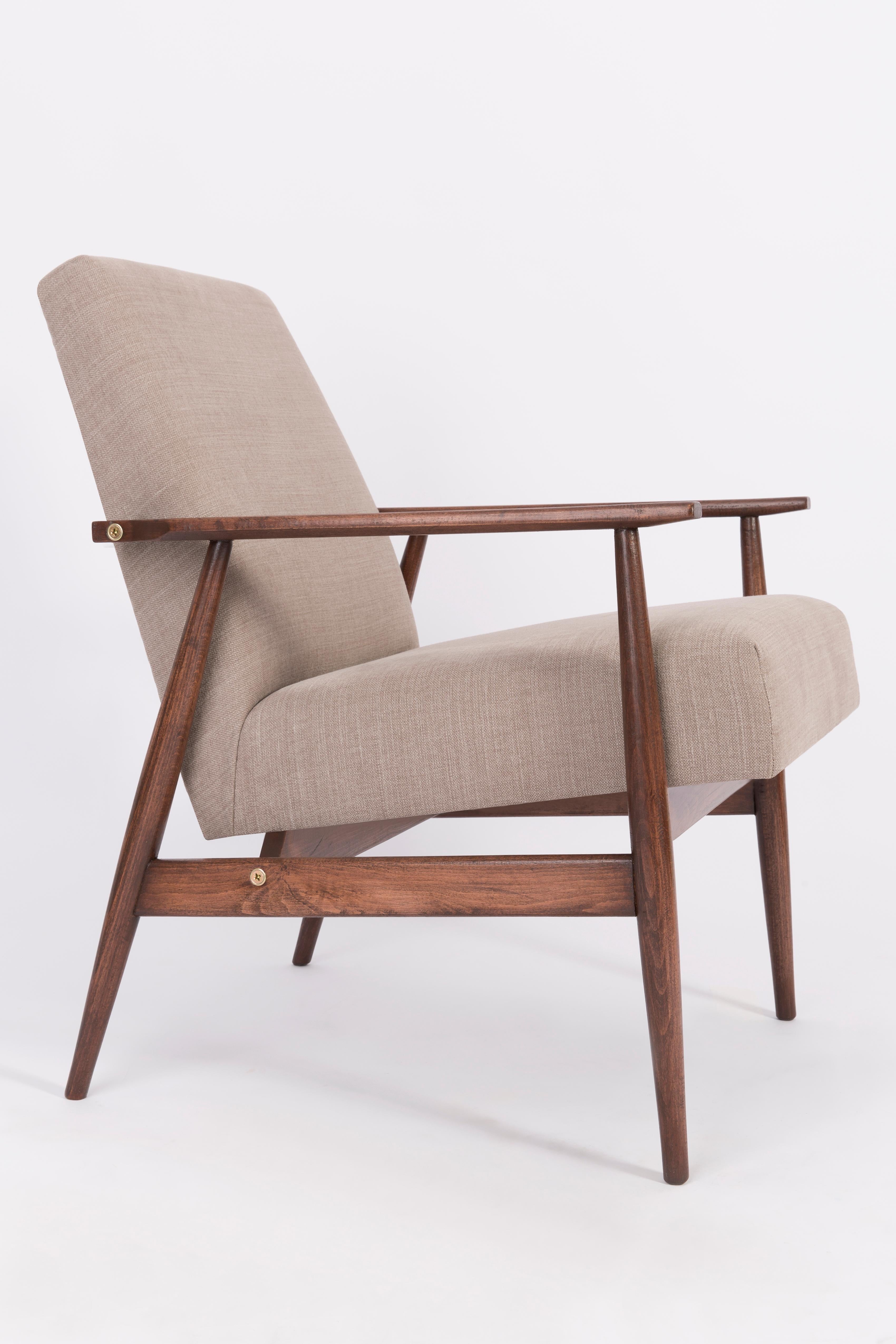 Fait main Ensemble de deux fauteuils Dante beige du XXe siècle:: H. Lis:: années 1960 en vente