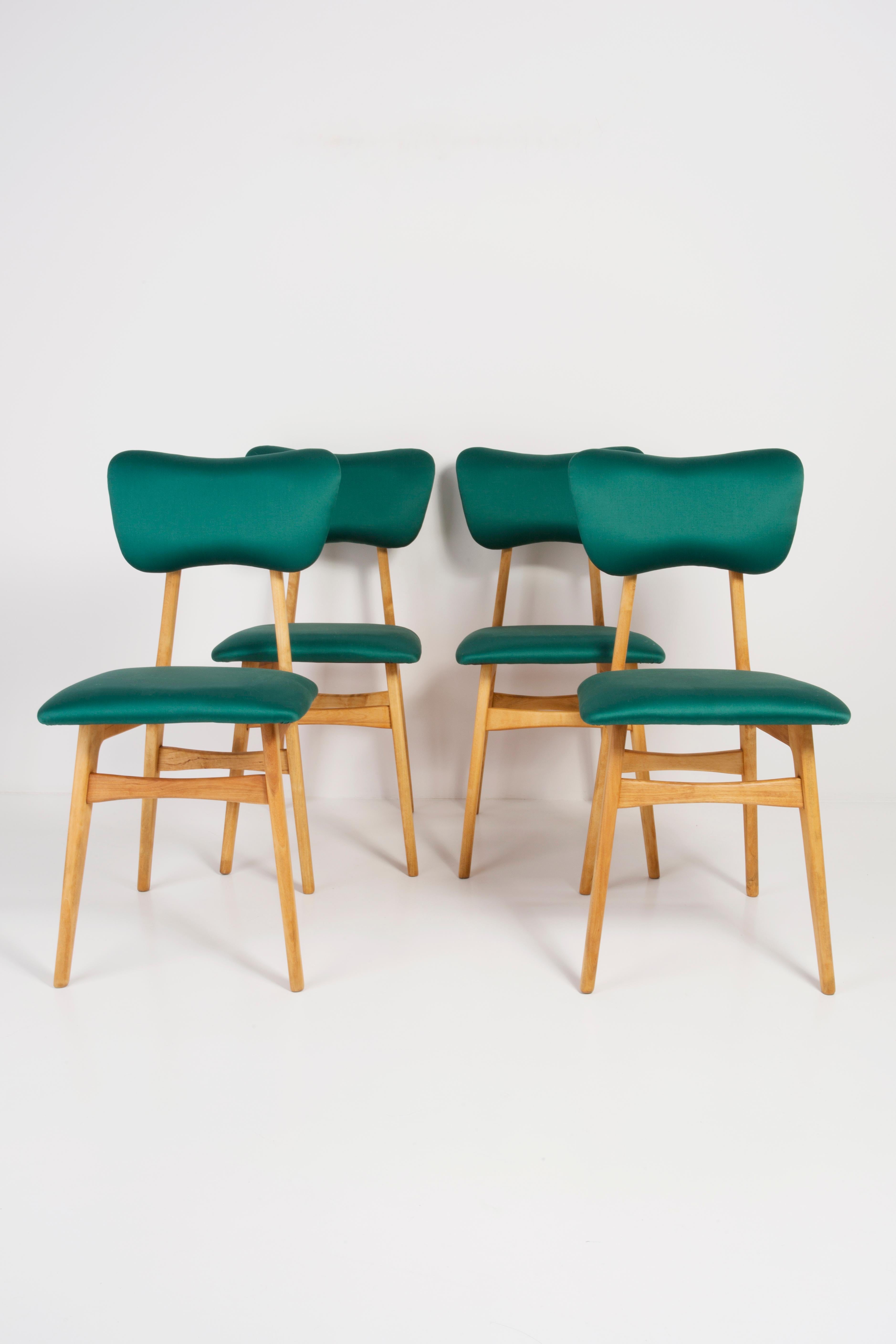 Set of Two 20th Century Dedar Tabularasa Green Chairs, 1960s For Sale 9