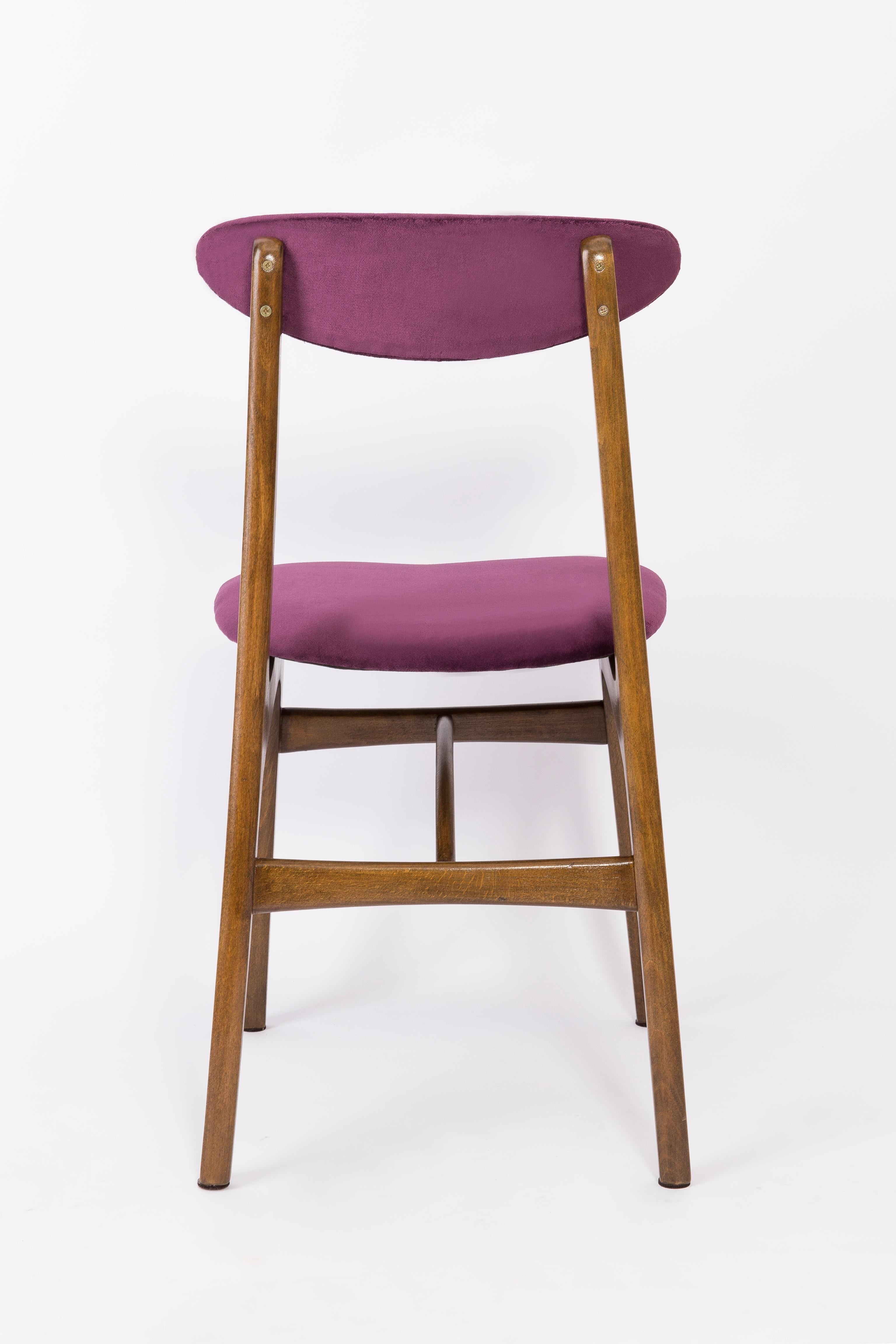 plum velvet chair