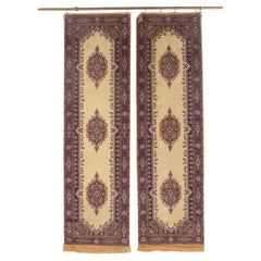 Set of Two 20th Century Viscose Rug Runners