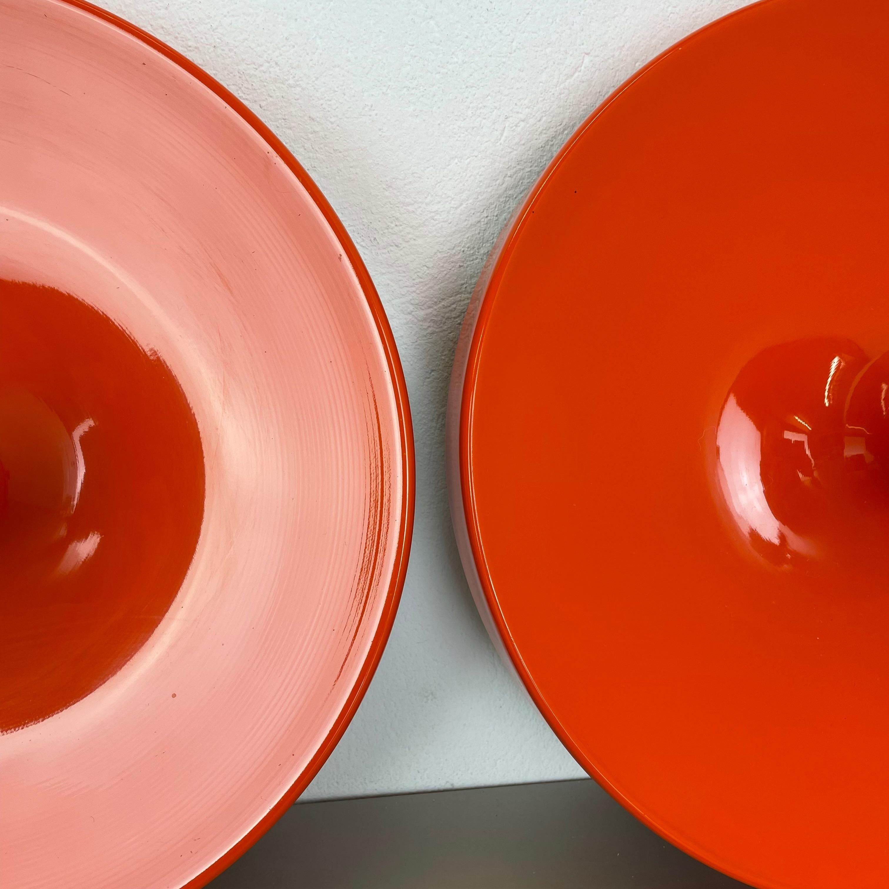 Set of Two Charlotte Perriand Style Disc Wall Light by Staff, Germany 1970s For Sale 3