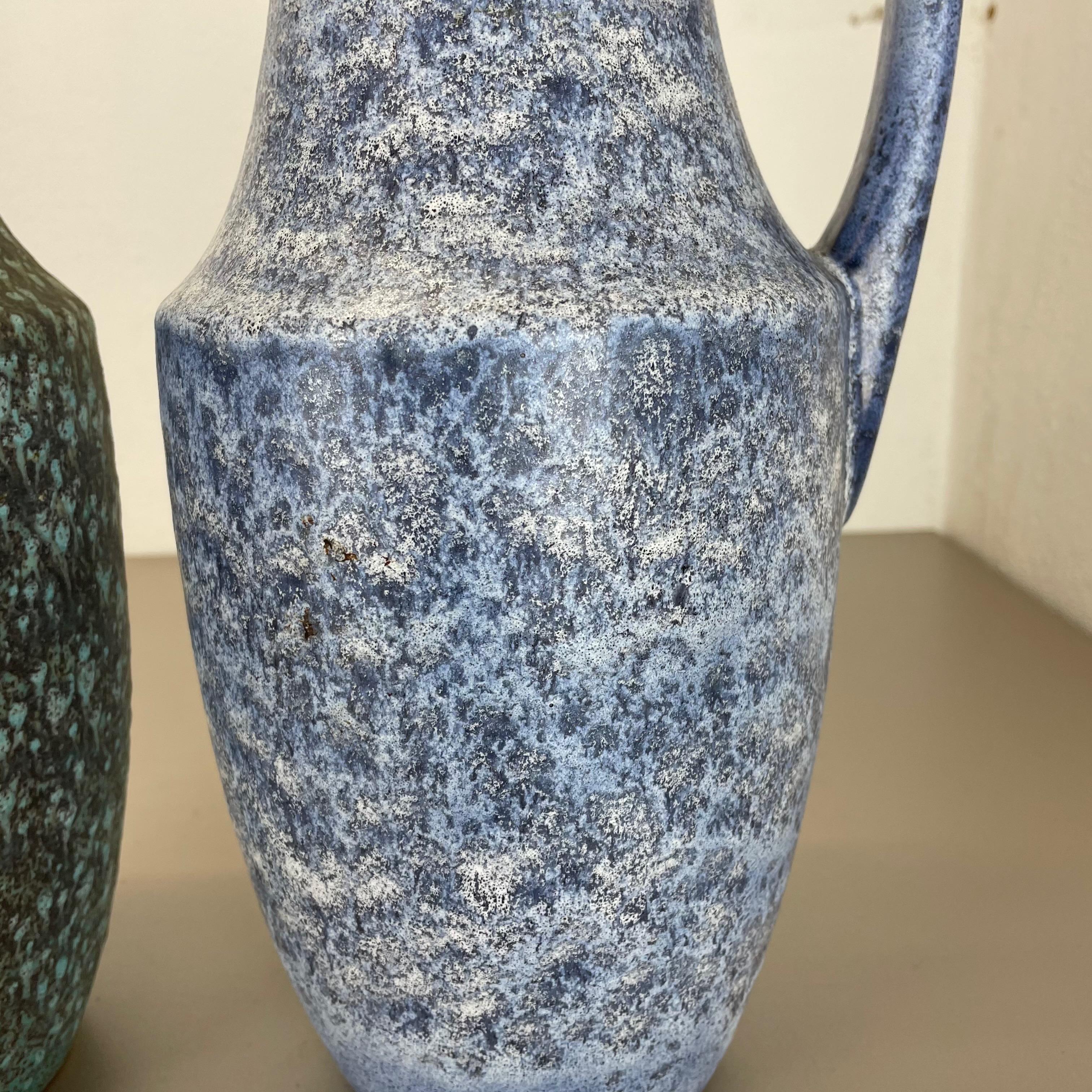Set von zwei „Supercolor“-Vasen aus Keramik „Flatt Lava“ von Scheurich Deutschland WGP im Angebot 5