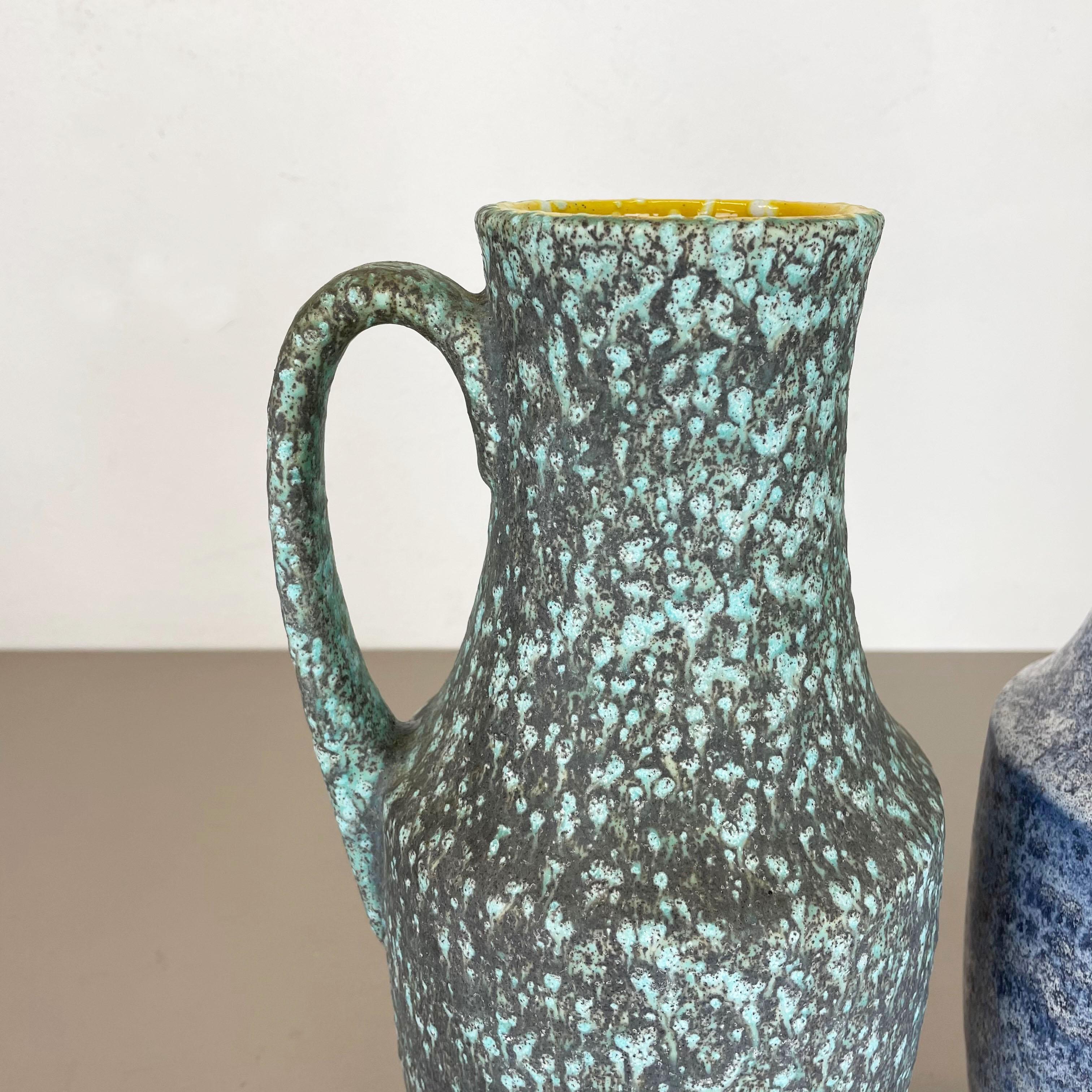 Set von zwei „Supercolor“-Vasen aus Keramik „Flatt Lava“ von Scheurich Deutschland WGP im Angebot 1